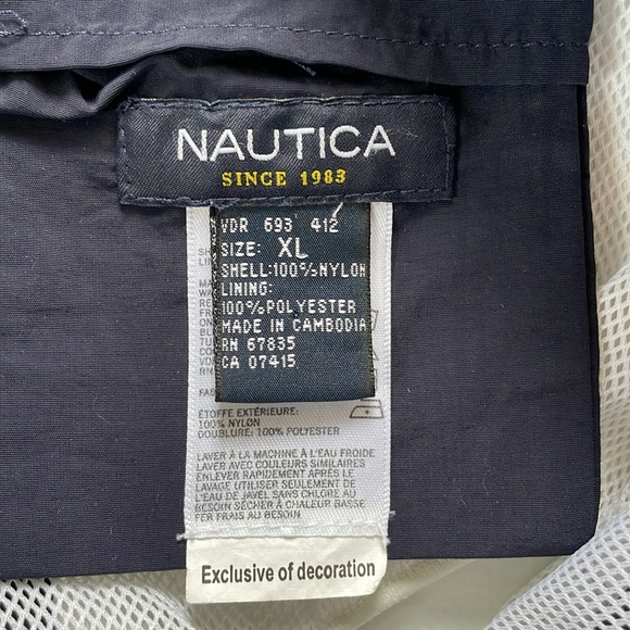 Nautica Yellow/Blue Colour Block NUS83 Shorts - Picture 5 of 9